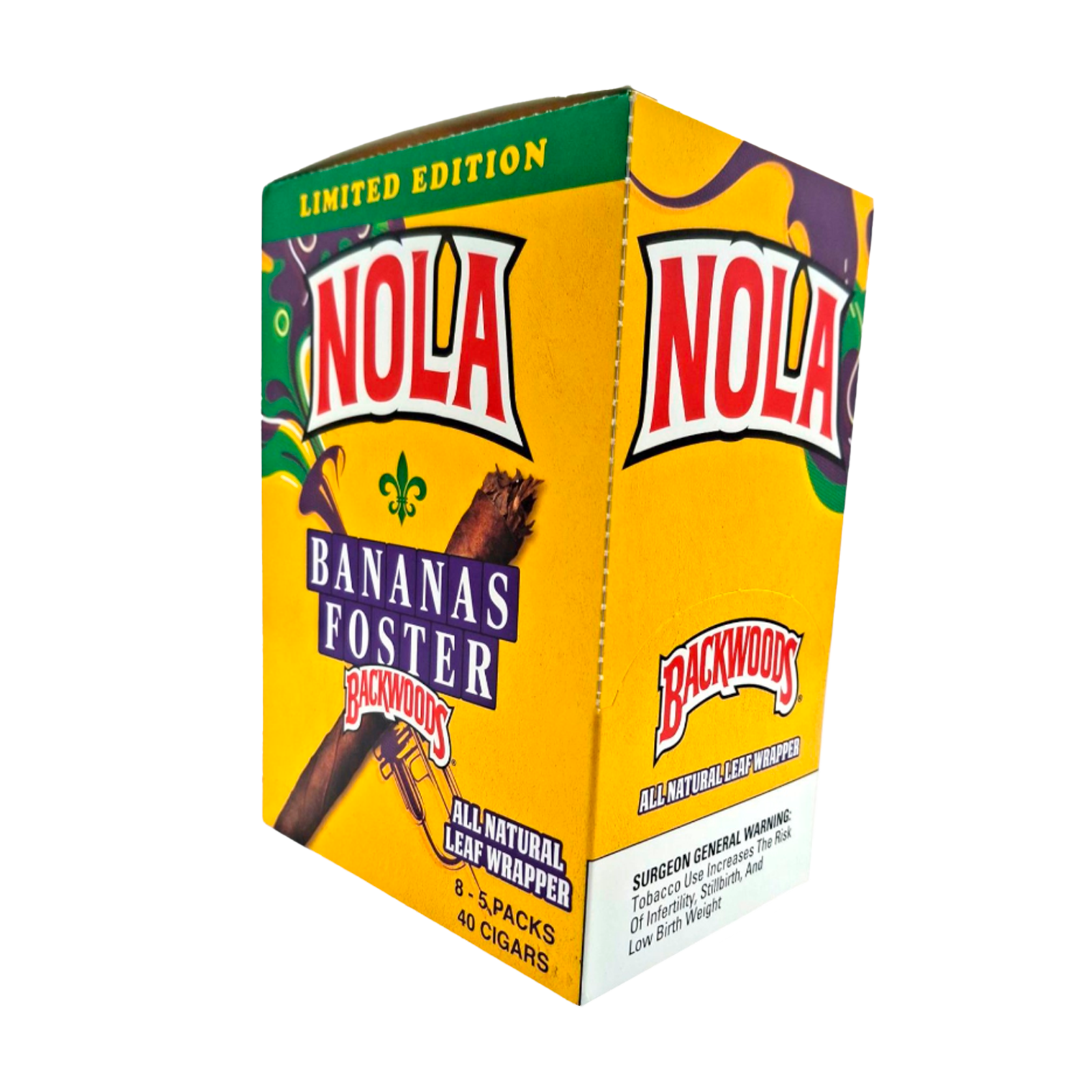 Backwoods Nola Banana Foster cigarillos box