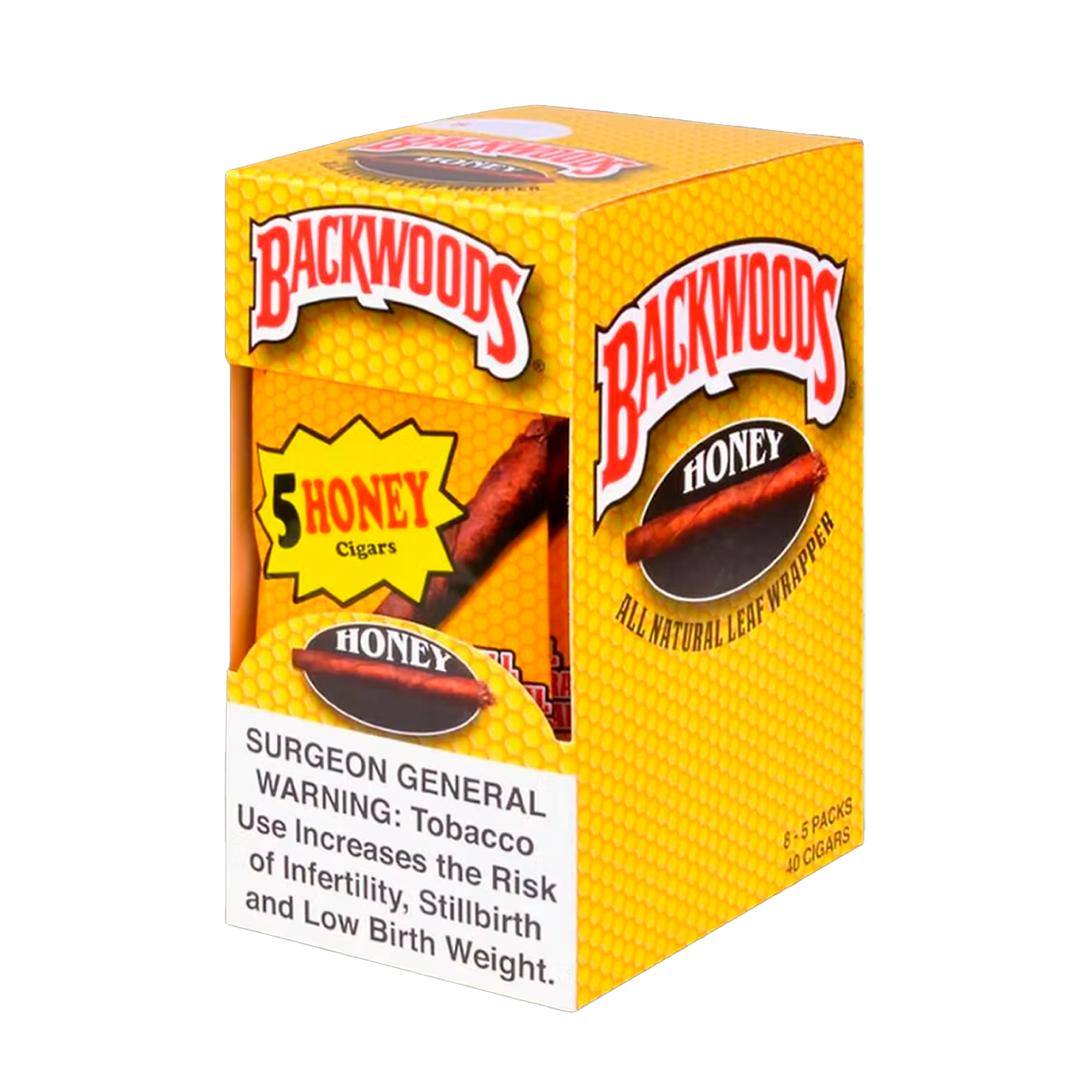 Backwoods Honey cigarillos box